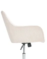 Office Chair WELLSTON Corduroy Light Beige_1042995