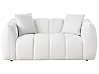 Sofa 2-Sitzer NESS Stoff Weiß