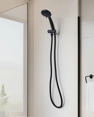 Shower Head and Hose Kit MACAY 3-function Black_988303