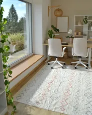 Teppich DISPUR Beige 160 x 230 cm Baumwolle_1034799
