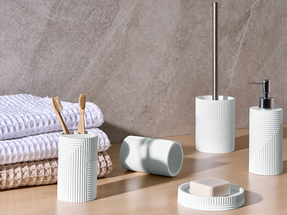 5-Piece Bathroom Accessories Set SEPAHUA White_1186010
