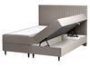 Divan Bed with Storage DAME Velvet Taupe 160 x 200 cm (EU King Size)