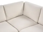 Modular U-Shape Sofa 8 Seater KIVVIK Boucle Off-White_1045868