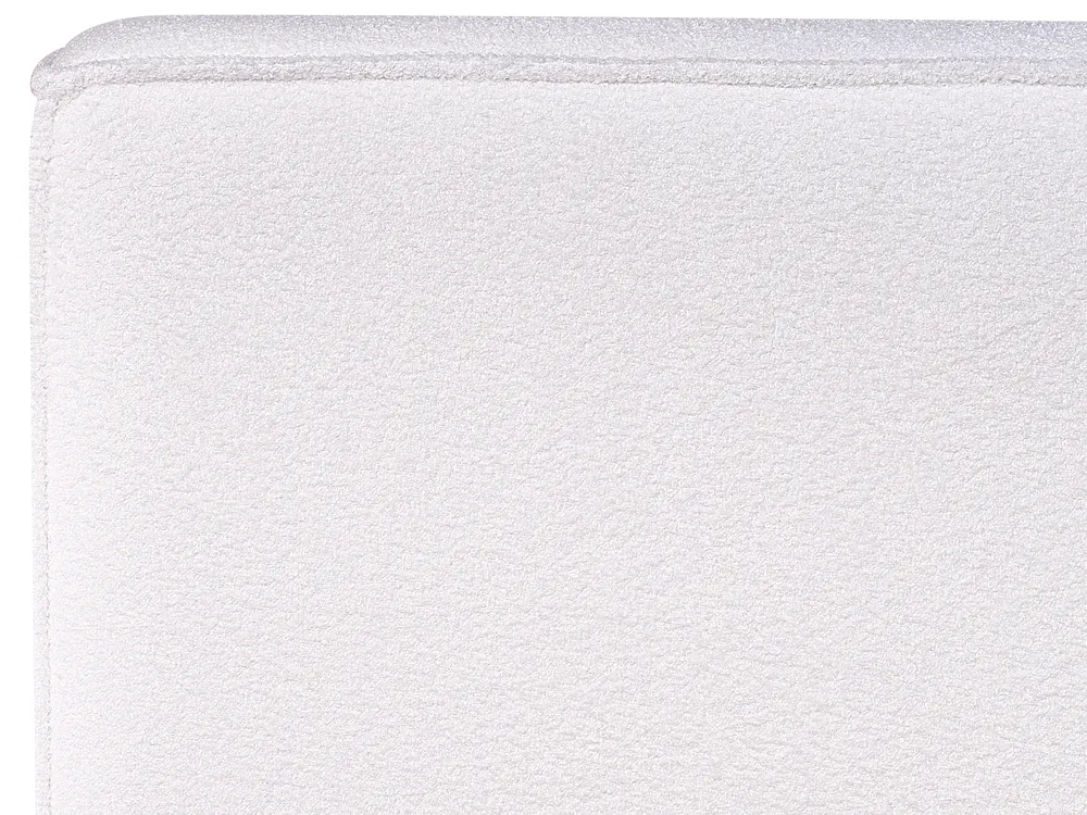 Bed Boucle LINARDS 160 x 200 cm (EU King Size) White_930535