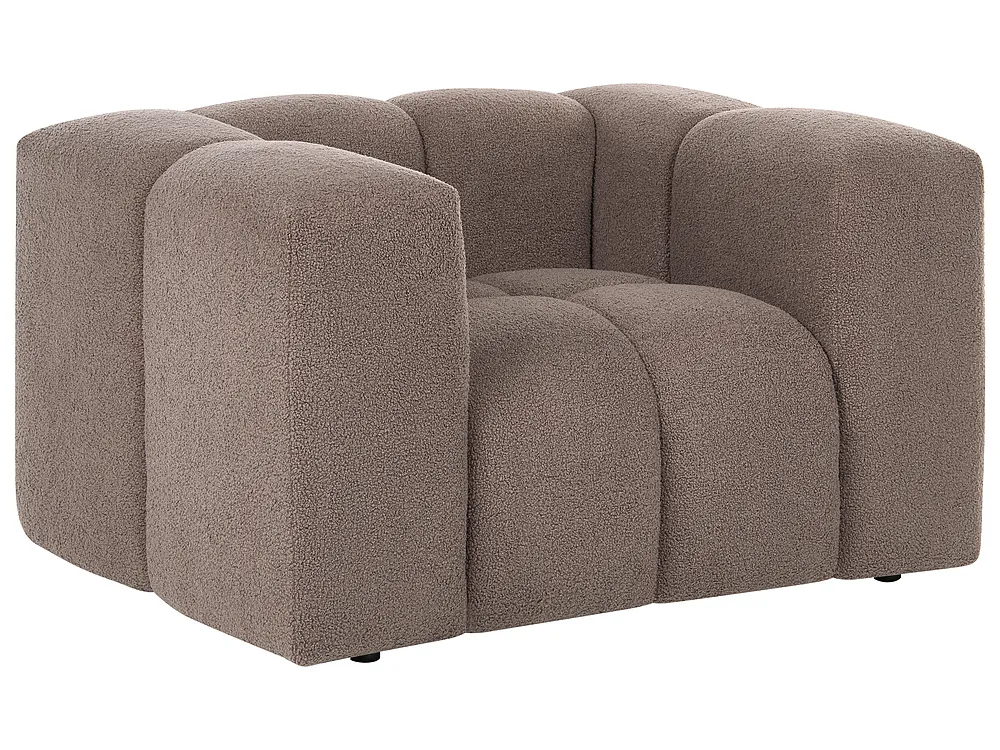 Bankenset 5-zits ANTOLA Bouclé Taupe_1161704