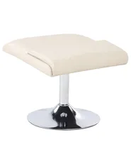 Massagestuhl LEGEND mit Fußstütze Kunstleder Hellbeige_963869