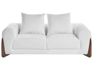 Sofa 2-Sitzer VINLIDEN Bouclé Weiß_1048338