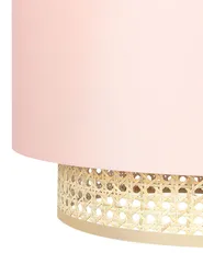 Hängeleuchte YUMURI Rattan Pfirsichrosa_837028
