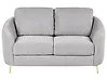 Sofa 2-Sitzer TROSA Stoff Hellgrau