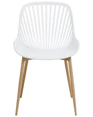 Set of 4 Dining Chairs KLEVE White_1006561