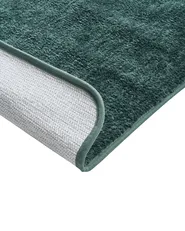 Badematte URLANA Dunkelgrün 60 x 90 cm Mikrofaser_1024452