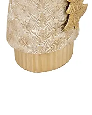 Weihnachtsdekoration 3er Set TENNILA 23/31/32 cm Weihnachtsmann Gold_1175517