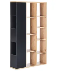 Bookcase BANGOR 175 cm Brown/ Black_894696