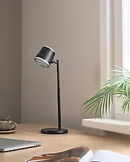 Kabellose LED Tischlampe LIBRA mit Dimmer Schwarz_1186964