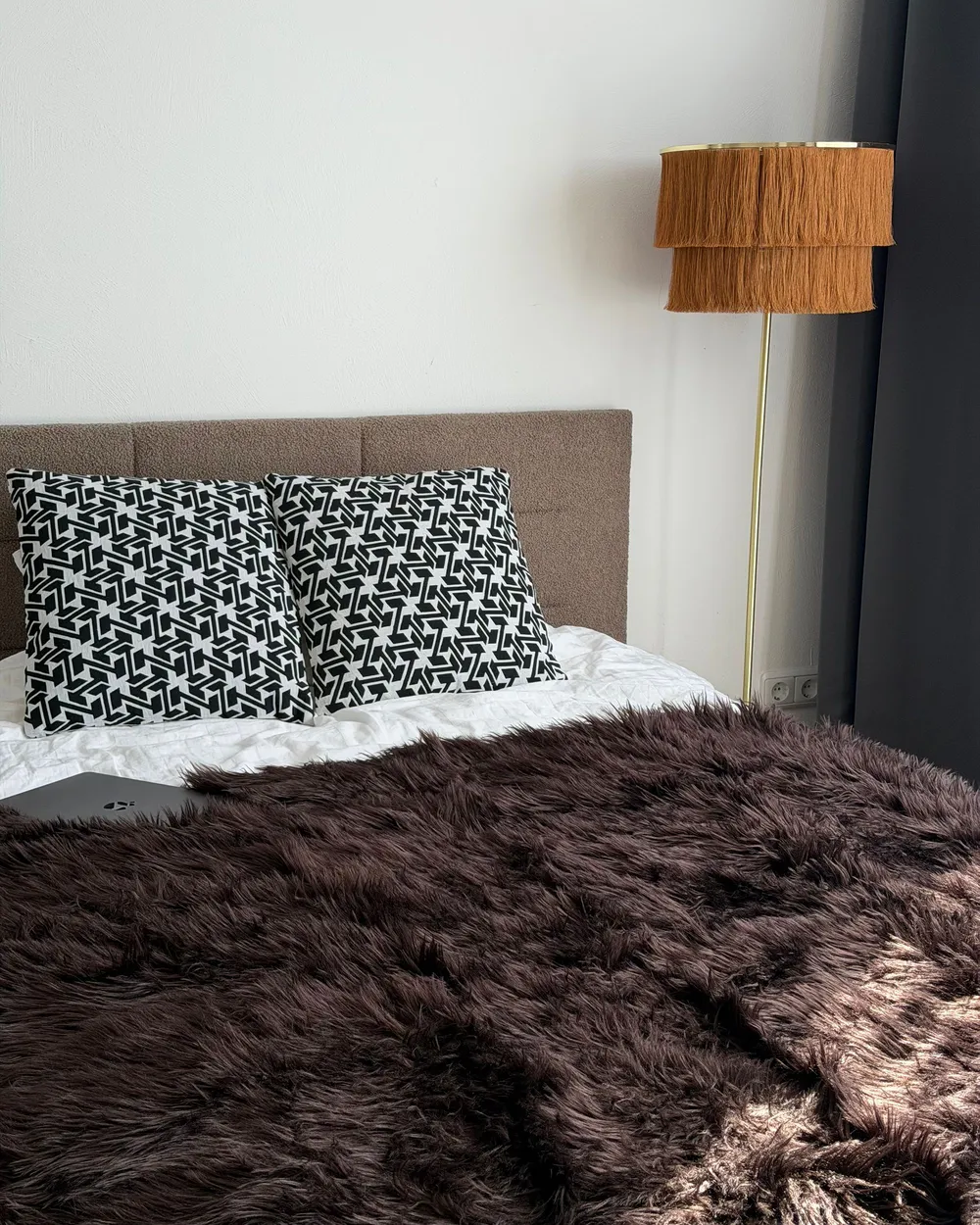 Tagesdecke DELICE 150 x 200 cm Braun