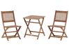 Bistro Set klappbar PARAGGI zertifiziertes Akazienholz Braun