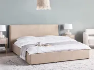 Bed Boucle LAVAUR 180 x 200 cm (EU Super King) Taupe_985449