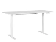 Schreibtisch elektrisch höhenverstellbar DESTINES 180 cm 80 cm Weiß_899399