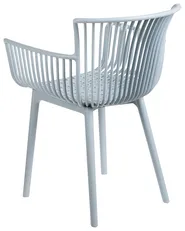 Set of 4 Garden Chairs PESARO Light Blue_998559