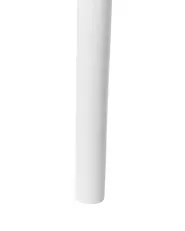 Gartenstuhl 4er Set PLOSE Weiß / Beige_997443