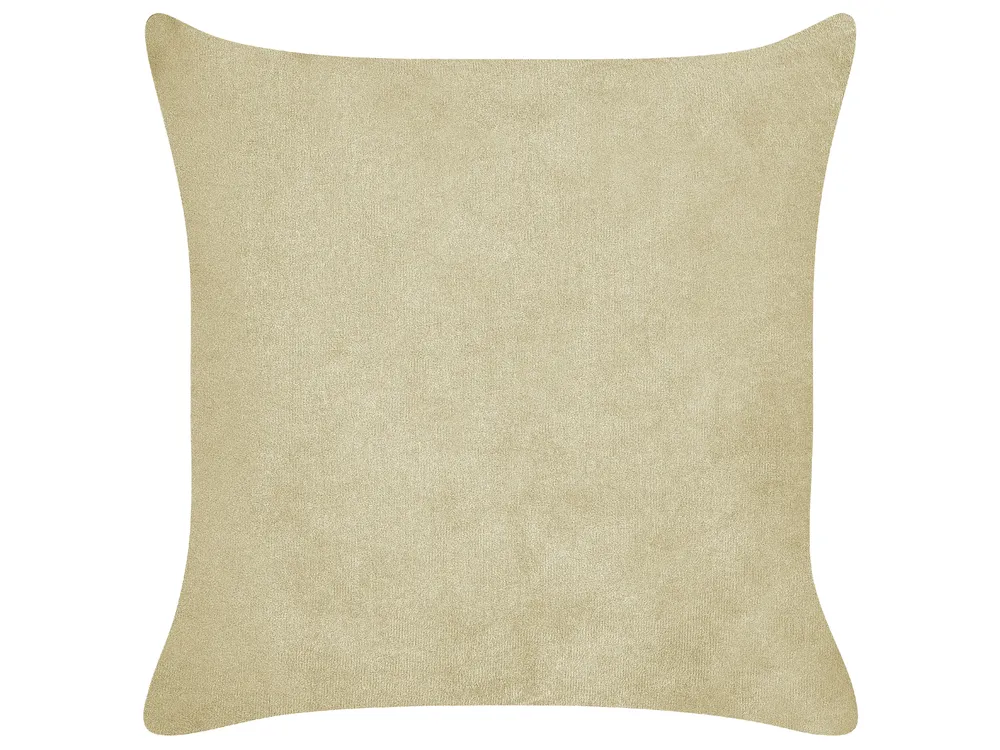 Dekokissen 2er Set MILLET 43 x 43 cm Cord Olivgrün Geometrisches Muster_854668