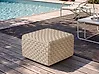Pouf NALLI Kunststoff Taupe