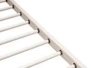 Bunk Bed Metal CHAMONIX 90/140 x 200 cm Beige_1115589