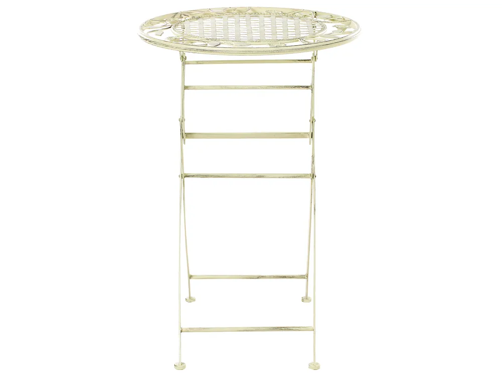 Garten Bartisch BIVIO 60 cm 60 cm Metall Hellgrün_966463