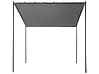 Pavillon VIMINO 282 cm x 294 cm Metall Dunkelgrau