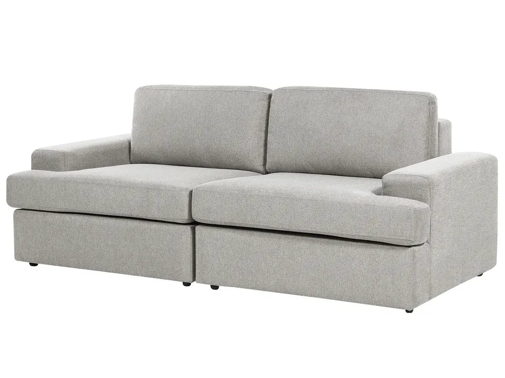 Sofa 3-Sitzer ALLA Stoff Hellgrau_893848