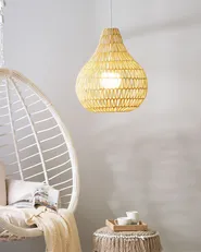 Hängeleuchte MOLOPO Papierschnur Sandbeige_728242