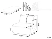 1-Sitzer Schlafsofa LYSEKIL Cord Grau_1045466