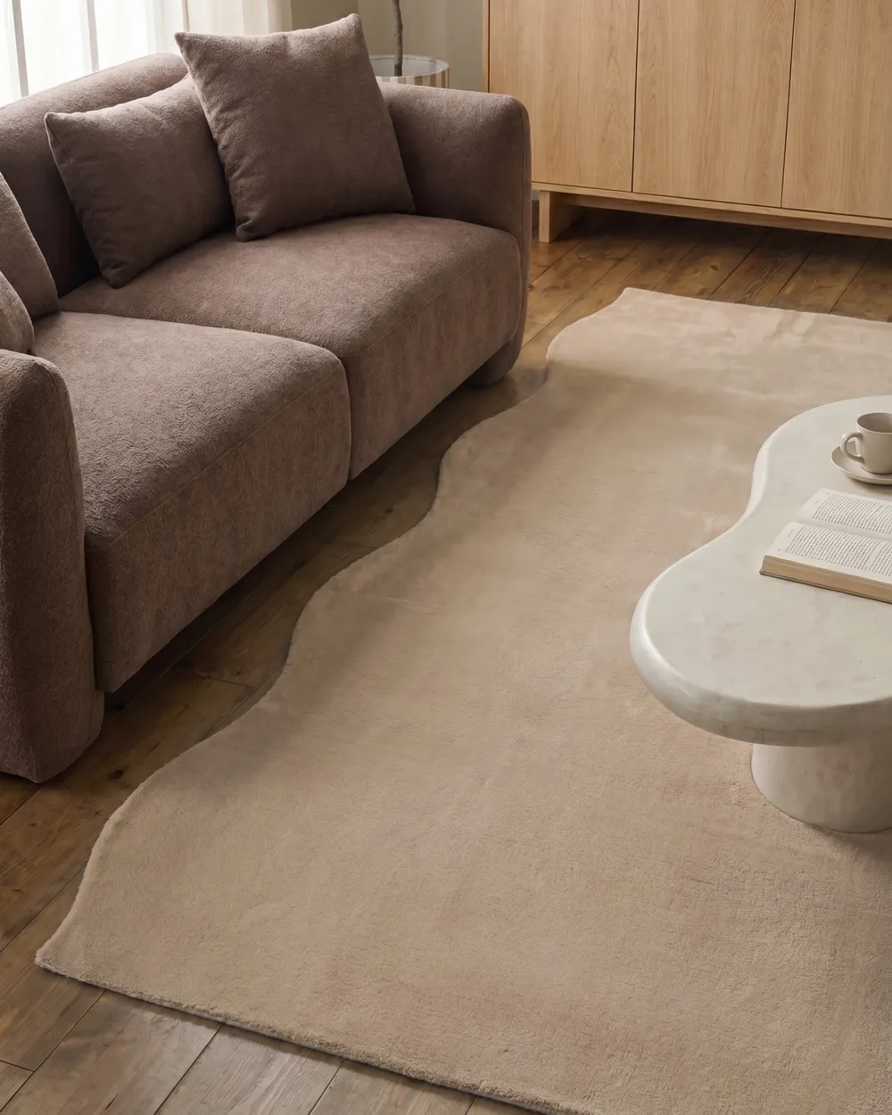 Teppich DAWA Beige 160 x 230 cm_1100276