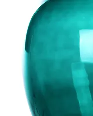Blumenvase ROTI 39 cm Glas Türkis_823684