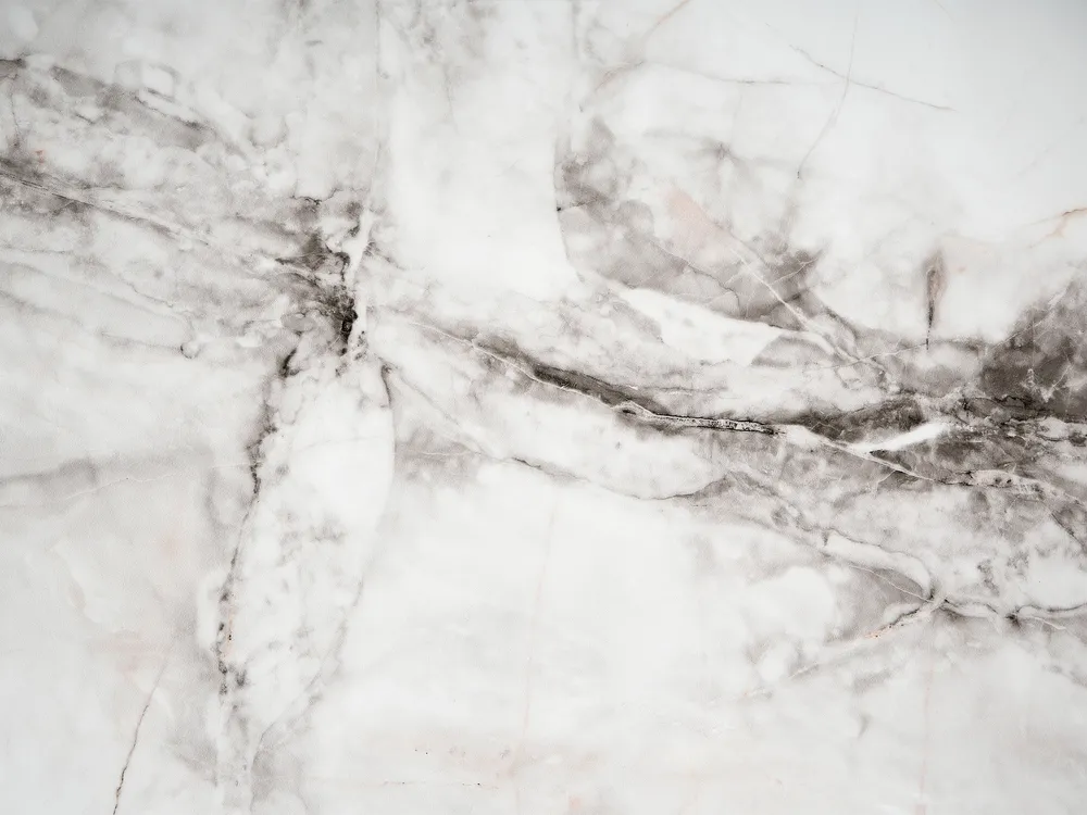 Dining Table JOLLEIN White Marble 140 cm 80 cm Glass_1043879
