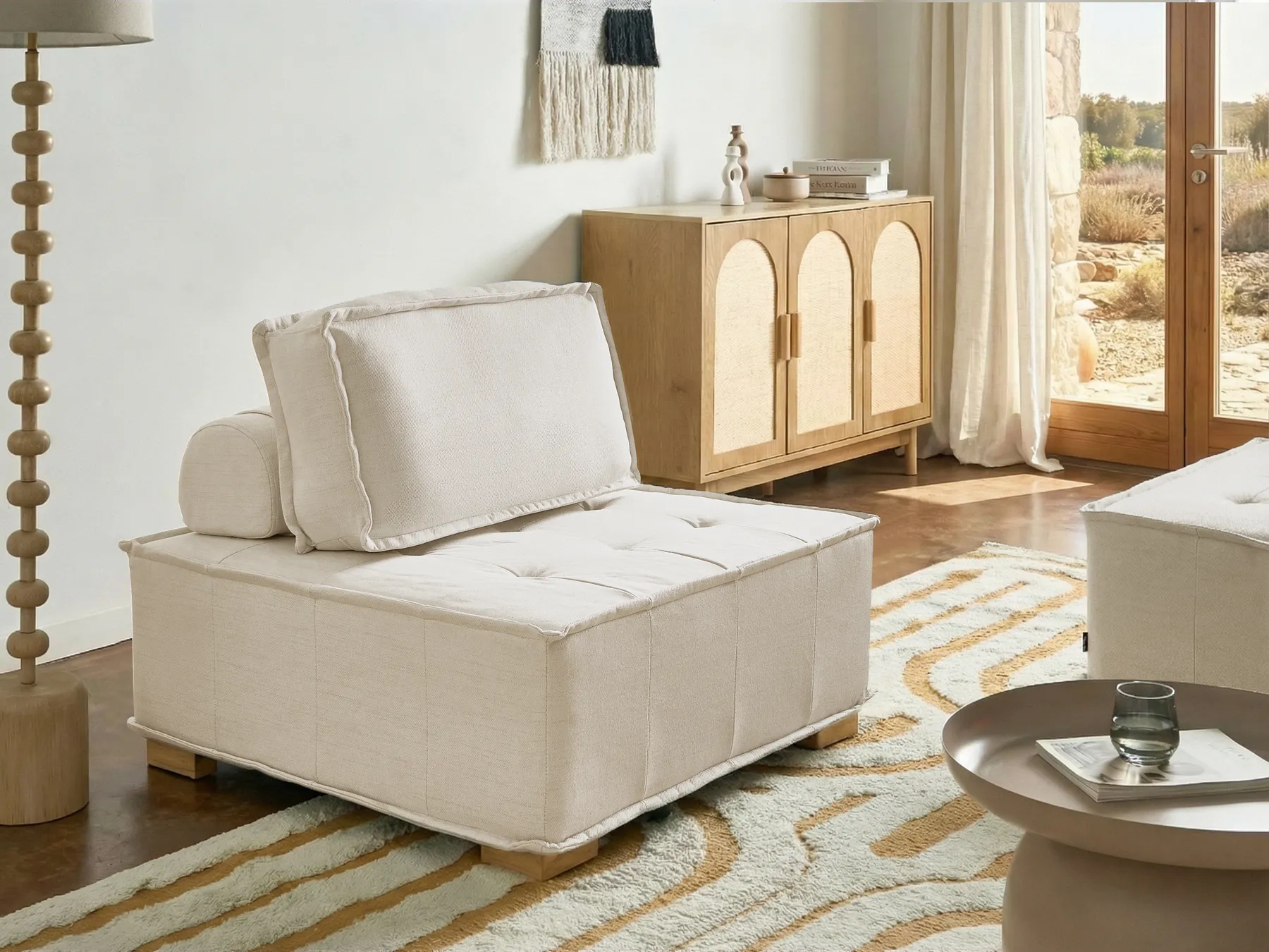 Chair Module TIBRO Fabric Off-White_1058070