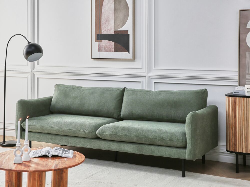 Sofa 3-znamenkasti VINTERBRO Tkanina svijetlo zelena