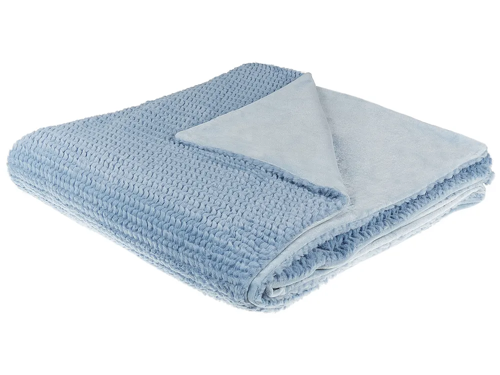 Kuscheldecke BJAS 200 x 220 cm Blau