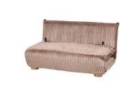 Schlafsofa 2-Sitzer ABISKO Cord Hellbraun_1043232