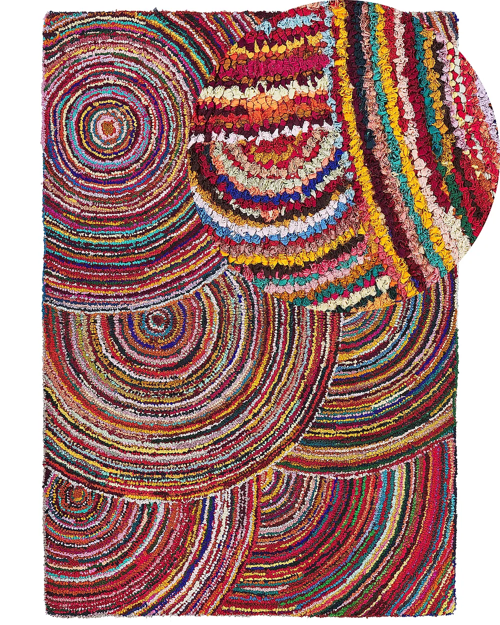 Teppich KOZAN Bunt 160 x 230 cm Baumwolle