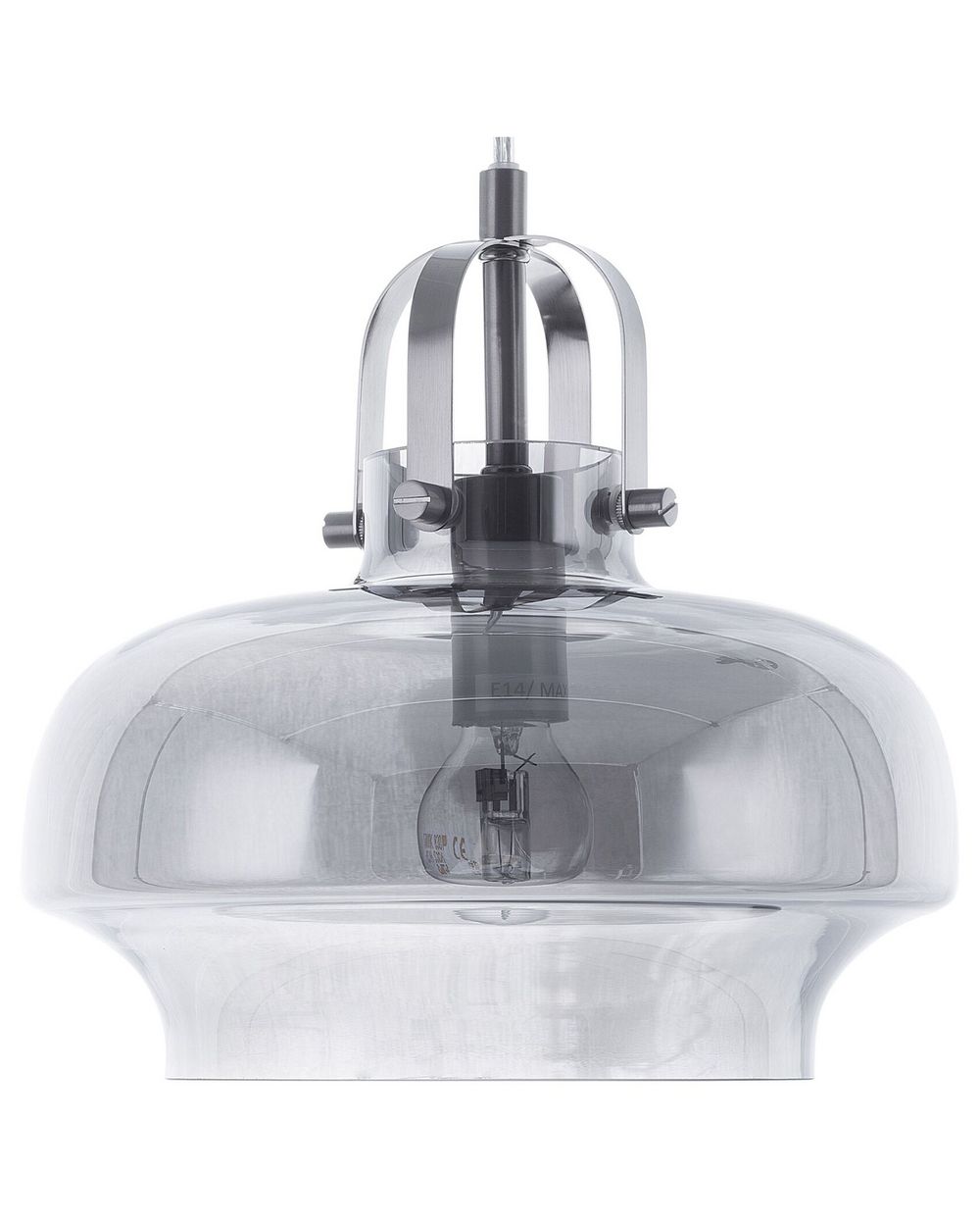 Hanglamp WILTZ Glas Lichtgrijs