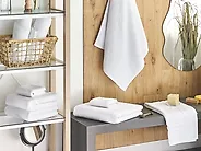Set of 9 Towels MITIARO Terry Cotton White_1184983