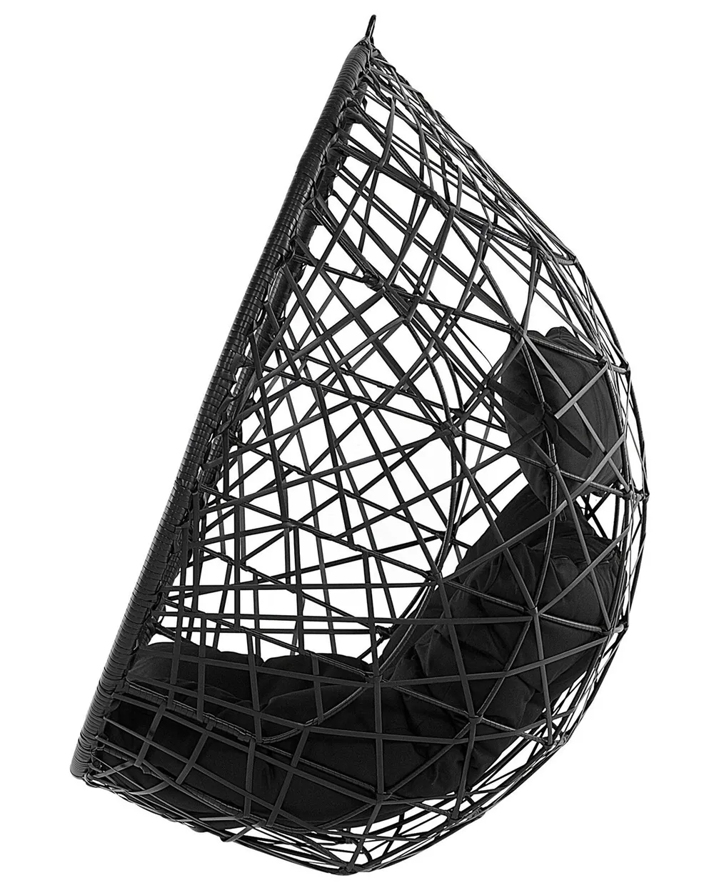 Hanging Chair ALATRI PE Rattan Black_791451