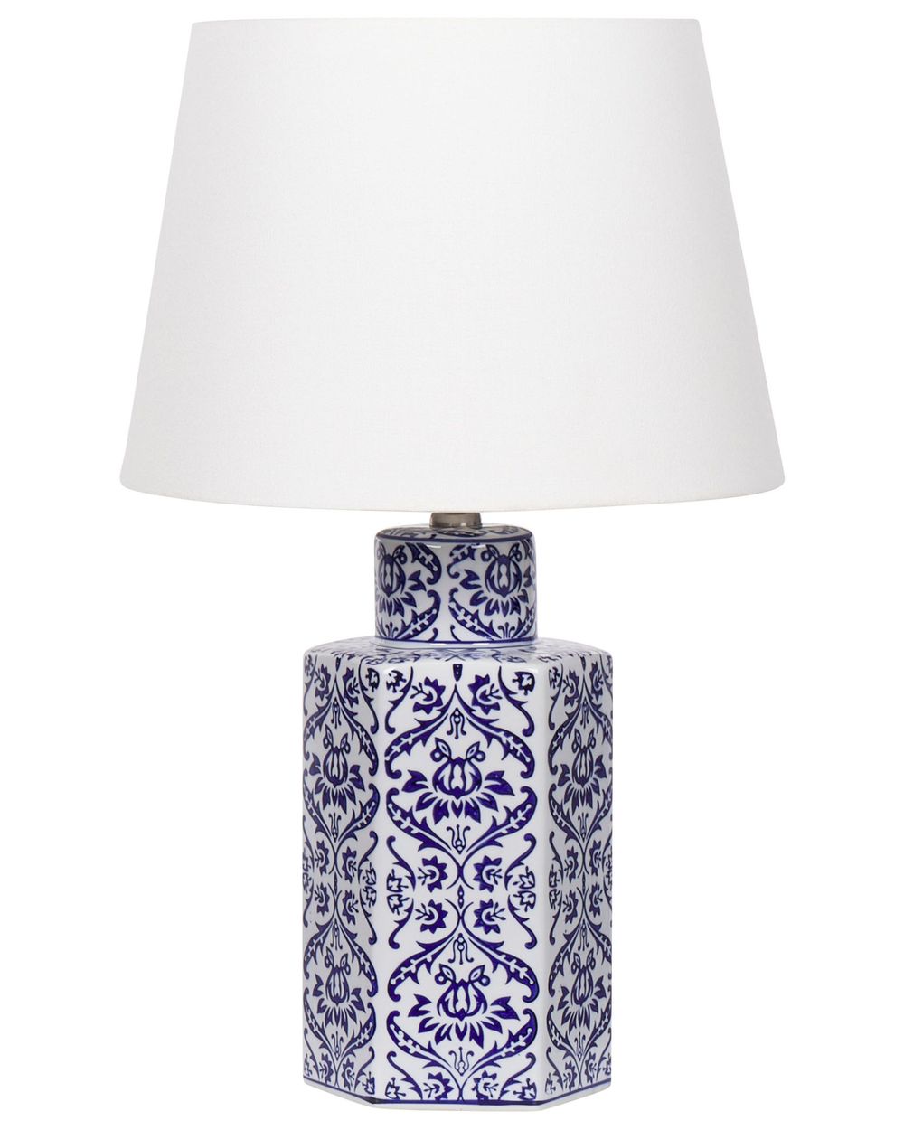 Table Lamp MARCELIN Porcelain White/ Blue