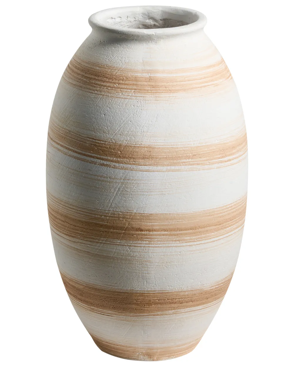 Flower Vase ZERVATA 42 cm Off-White