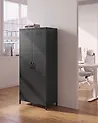 Büroschrank VARNA Metall Schwarz