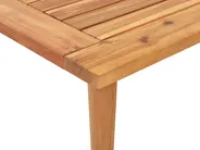 Lounge Set mit Tisch 4-Sitzer FRASCATI modular zertifiziertes Akazienholz Cremeweiß_920418