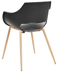 Set of 4 Dining Chairs MILLERS Black_948964