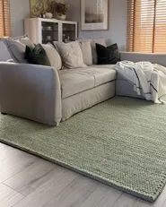 Rug KORDEA Green 200 x 300 cm Wool_1190492