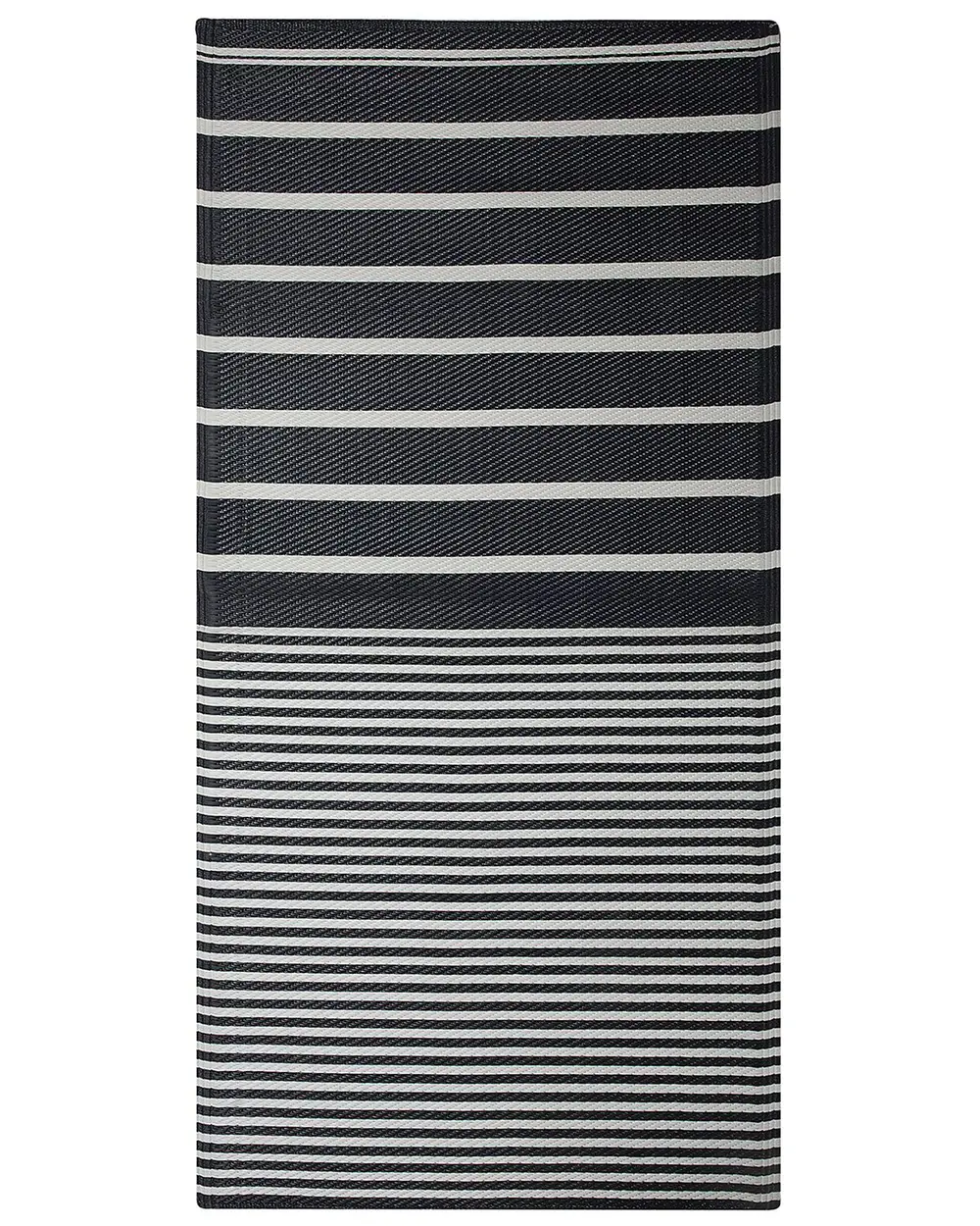 Outdoorteppich HALDIA Schwarz 90 x 180 cm
